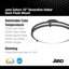 Saturn 16 po. Plafonnier semi-encastré nickel brossé-164864268