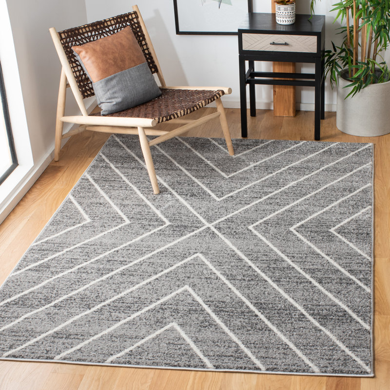 Jarmon Performance Geometric Rug, Rectangle 5'1" x 7'6"