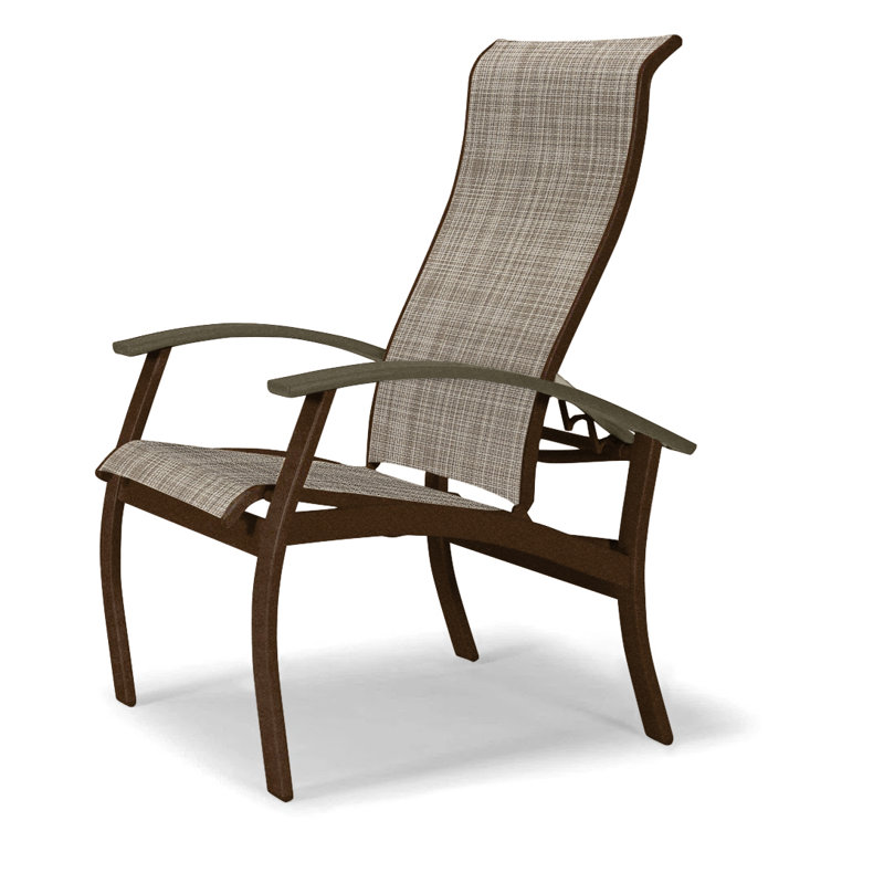 Chaise de patio Askar, Kona texturé, Beachwood, Bristol taupe Sunbrella®