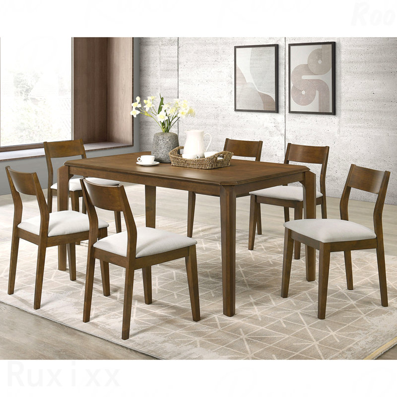 Rectangular Dining Table Dark Wood