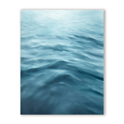 Coastal Retreat  Underwater Clouds XXI - Floater Frame Print on Canvas