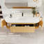 Meuble-lavabo simple 64 po avec plateau Haven