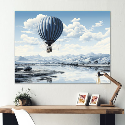 «Hot Air Balloon Adventure Dessert I» sur toile