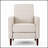 Mid-Century Modern Recliner With Comfortable Cushions And Durable Birch Legs For Ultimate Relaxation-1844017477