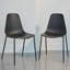 Whitewash Extendable Dining Table Set - 6 Seater - Burnt Dining Chairs-39961779