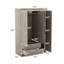 Armoire 3 portes avec 2 tiroirs-37256412