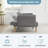 Mayrelin Fabric 78.74'' Reception Sofa-444854331