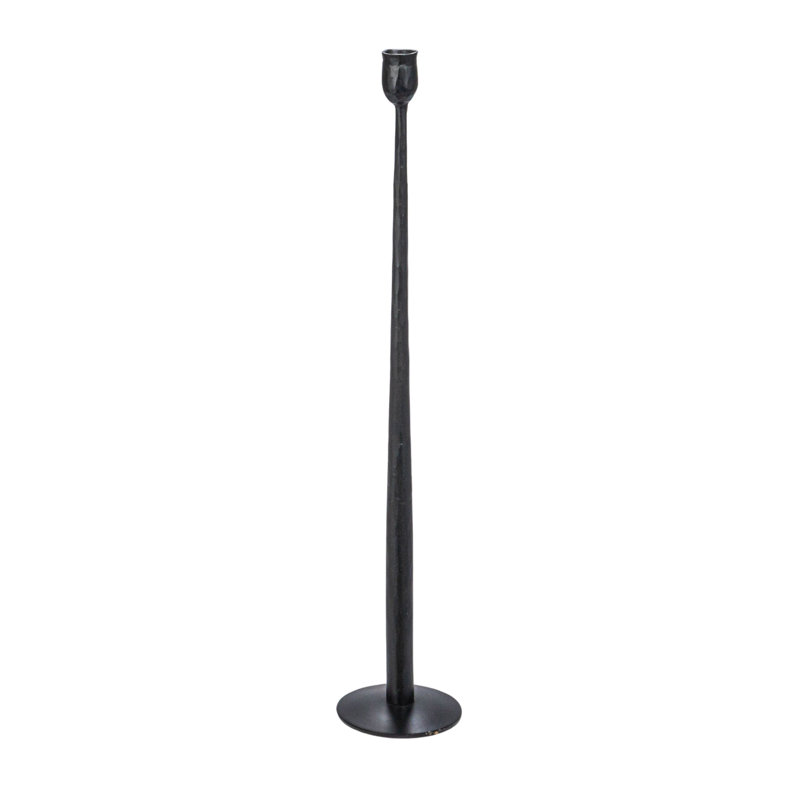 Tall Hand-Forged Metal Taper Holder
