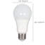 (Équivalent à 100 watts), ampoule DEL A19, culot moyen E26 (standard)-25605836-25605838