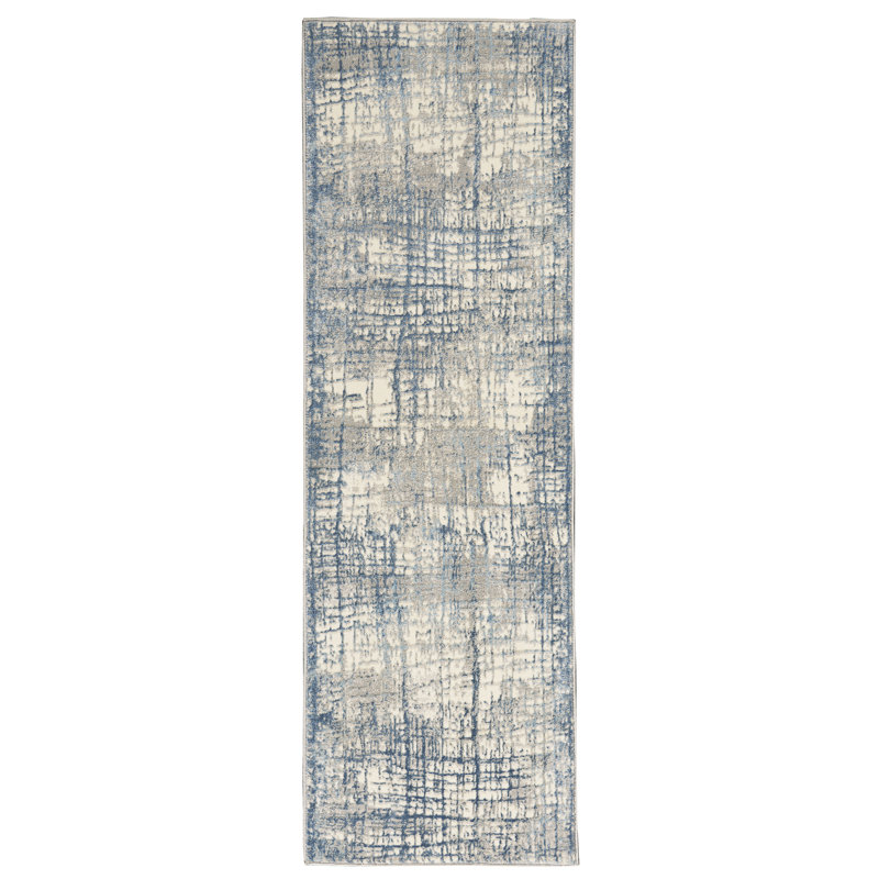 Rush Abstract Area Rug, Runner 69 x 221cm