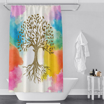 Rideau de douche Floral
