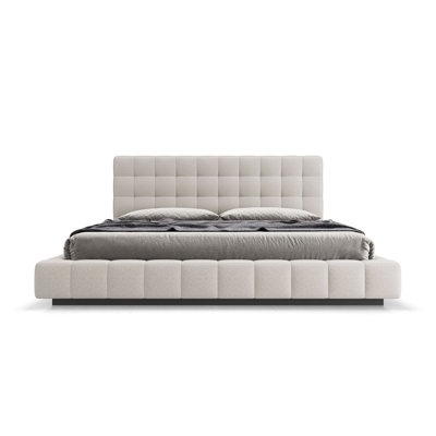 Thompson Upholstered Wingback Bed