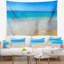 Tapisserie vagues de mer bleu calme seascape-28506025