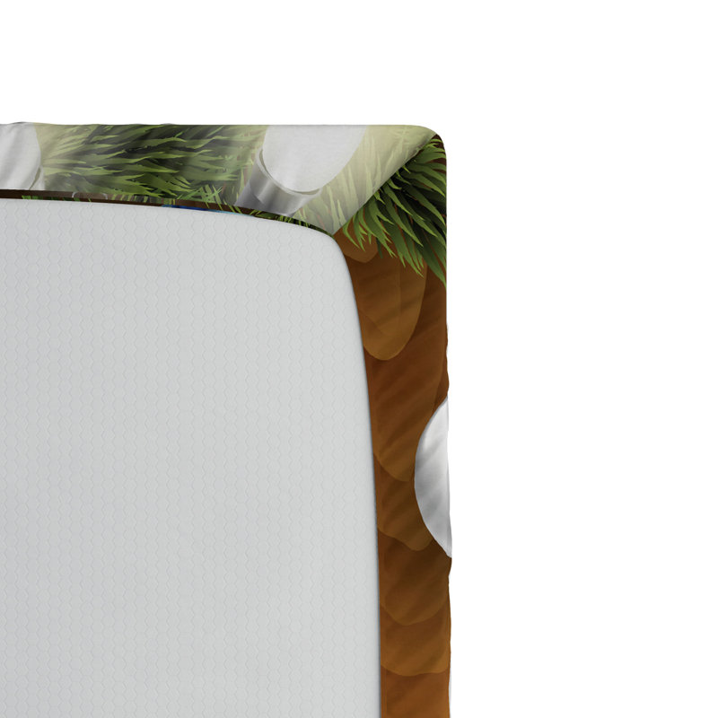 Microfiber Striped Fitted Sheet, Full Fitted Sheet