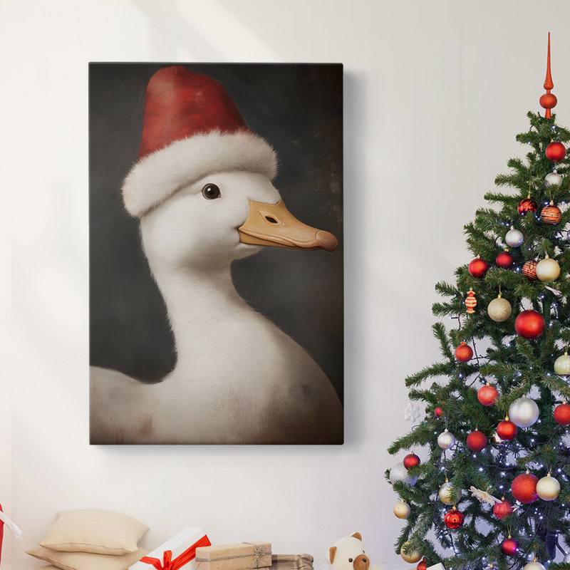 Art des Fêtes de Noël - Toile tendue avec châssis - Série 2-CCDCXVII, H 48 po x l 32 po