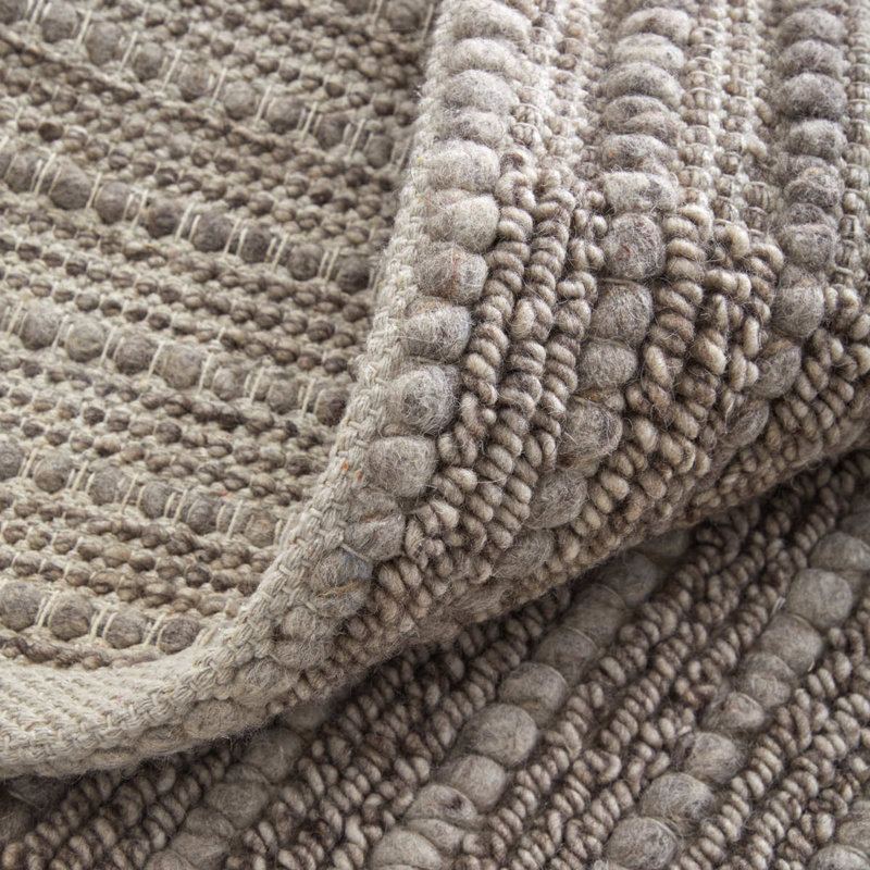  Modern Solid Area Rug, Rectangle 3' 5" x 5' 5"