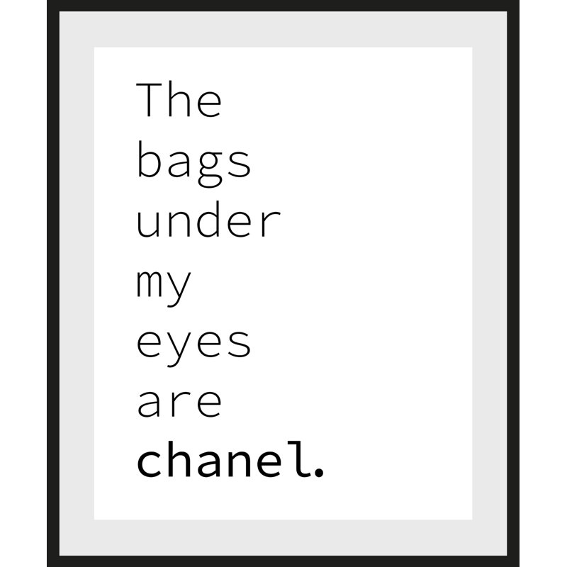 Bags - Single Picture Frame Print, 70cm H x 50cm W