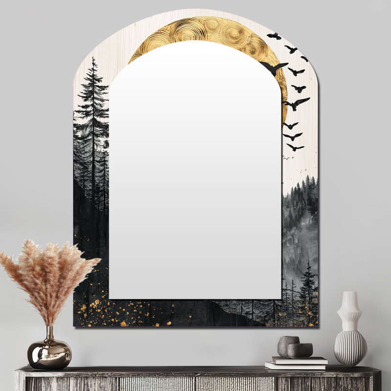 Miroir mural gothique, 43 po x 33 po