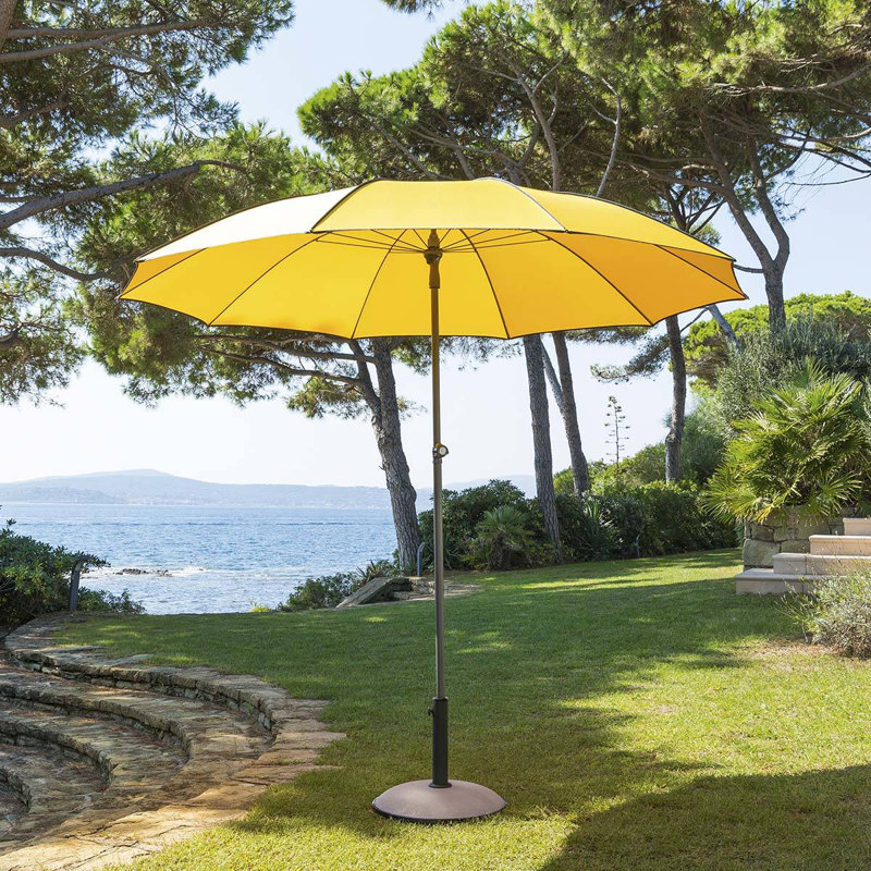 Condon 250cm Market Parasol, Yellow
