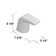 Sculpted Single-Hole Touchless Ac-Powered Commercial Bathroom Sink Faucet with Insight Technology and 5-3/4" Spout