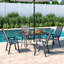 Rectangular Outdoor Dining Table-2048409663