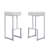 Modern Velvet Bar Stool Set