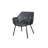 Vibe Black/Graphite Patio Lounge Chair