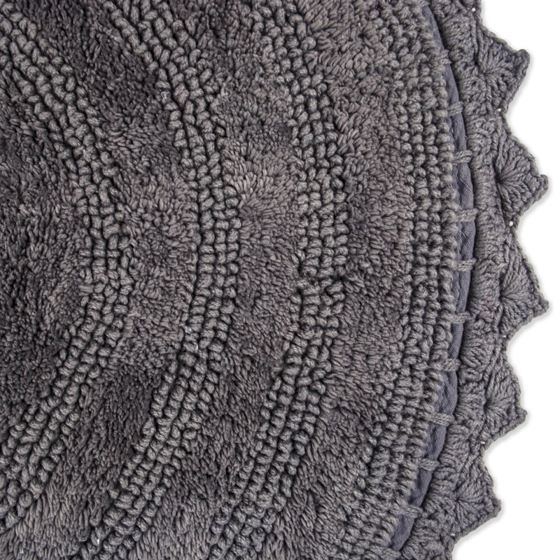 Lisk Bath Rug, Gray
