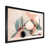 Impression noire sur toile encadrée sélectionné