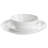 Gibson Courtyard 12 Piece Dinnerware Set In Opal Tempered Glass