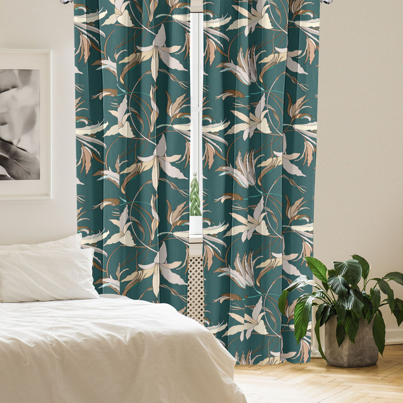 Semi Sheer Curtain Pair, 28" W x 84" L