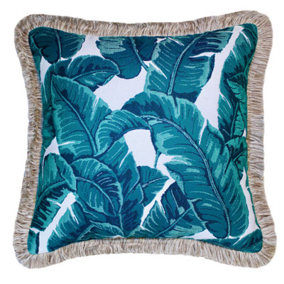 Floral Square Indoor / Outdoor Pillow Cover & Insert