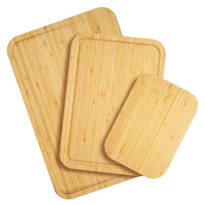 3-Piece Bamboo Cutting Board Set