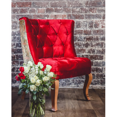 Blythdale Velvet Barrel Chair
