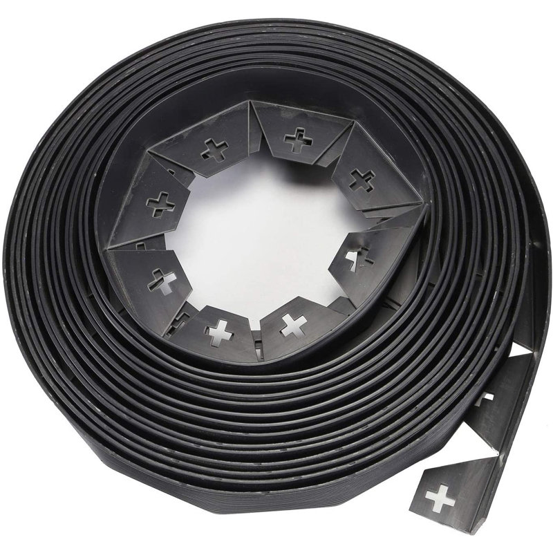 Johnsonville 33cm H x 15cm W Black Metal Lawn Edging
