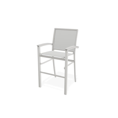 Chaise de café empilable en aluminium Bazza