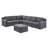 Ruriko Upholstered L-Shaped Sectional Reversible-574612623