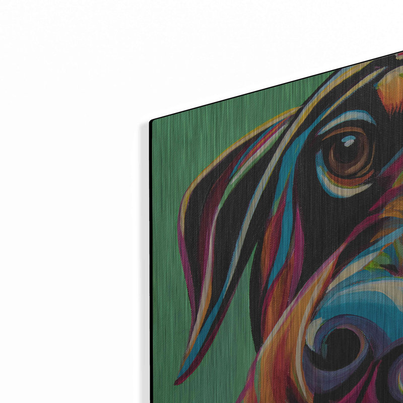 " Chroma Dogs I " by Carolee Vitaletti, 24" H x 24" W x 0.13" D