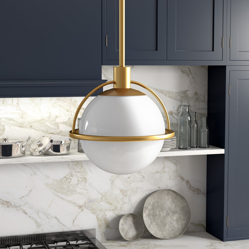 Chaviano 1 - Light Single Pendant, Brass