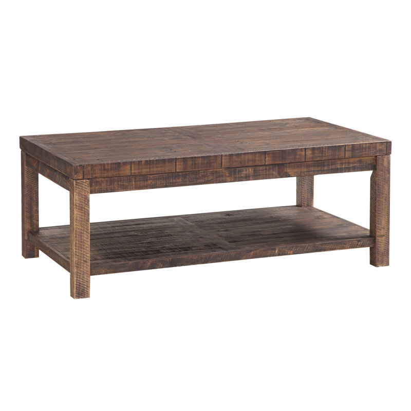 Solid Wood Four Leg Coffee Table