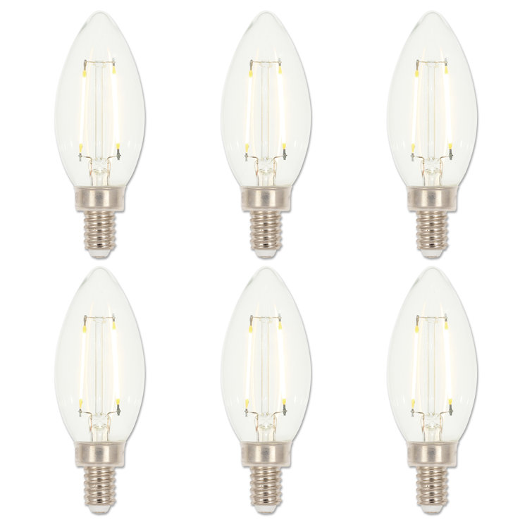 25 Watt Equivalent B11 E12/Candelabra Dimmable 2700K LED Bulb