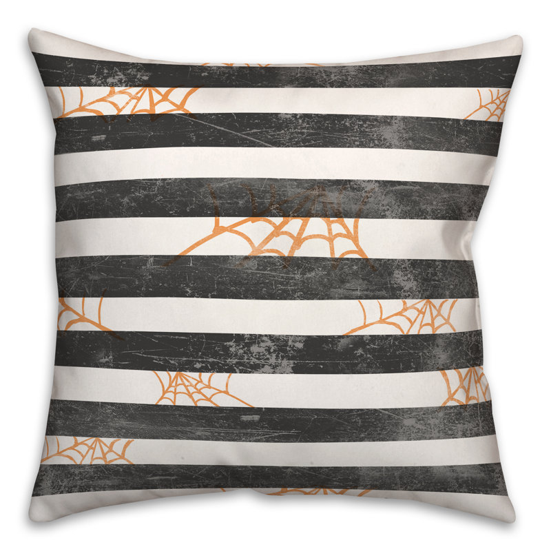  Coussin Spiderwebs And Stripes