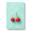 Two Cherries - Wrapped Canvas-61853037