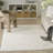 Ebern Designs Leung Ivory Beige Modern Indoor Rug-932943021