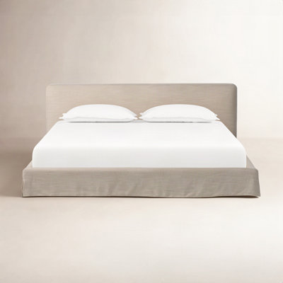Lamaria Slipcover Bed-Savoy Parchment-King