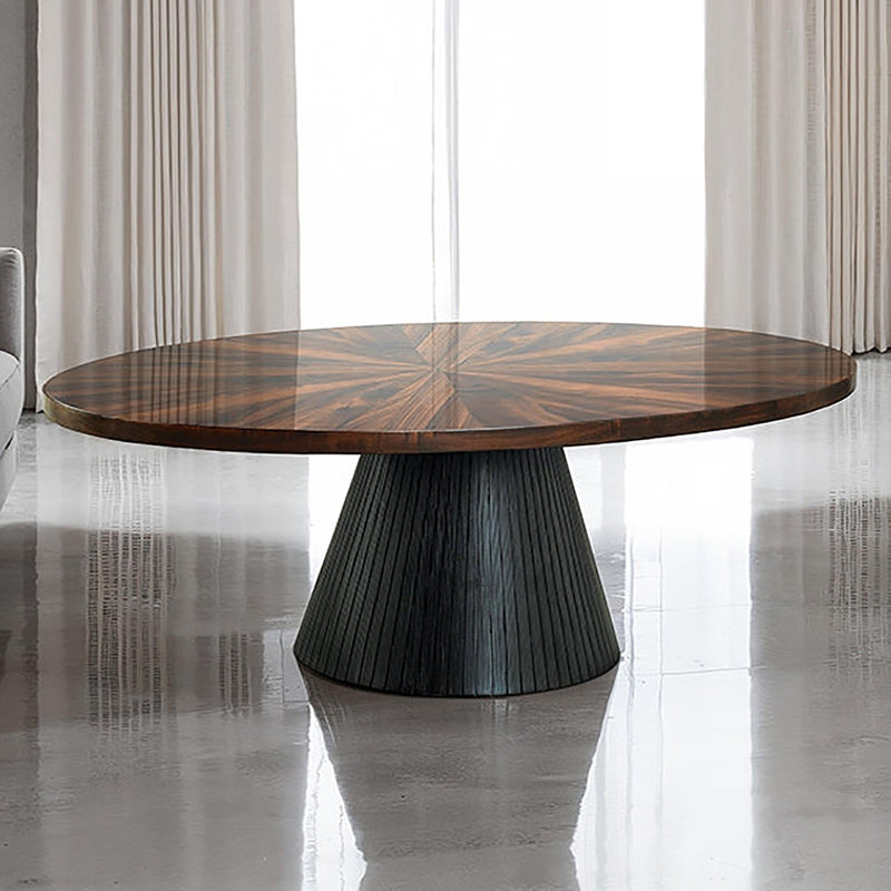 Table basse ovale