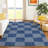 Machine Washable Indoor/Outdoor Buster ACN2345 Geometric Rug-1215932090