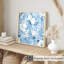 «Floral Winter Blue Flowers», reproduction d'art non encadrée-355681781