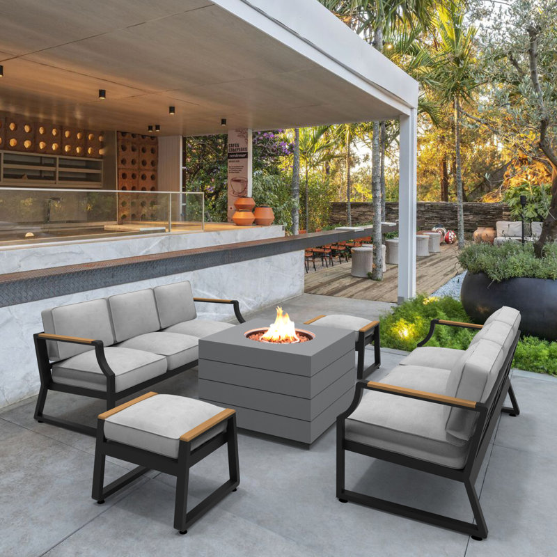 8 - Person Patio Conversation Set with Cushions