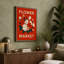 Flower Market Botanical - Wrapped Canvas-131763314-131763313